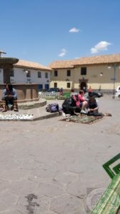 San Blas plaza in cusco peru